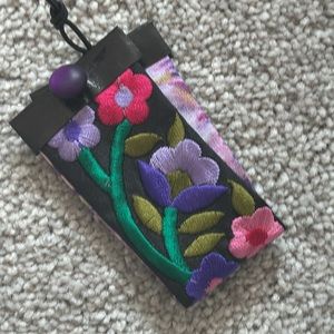 Unique Vintage Fabric Cuff Bracelet #802 Hand sewn by Violette Grace